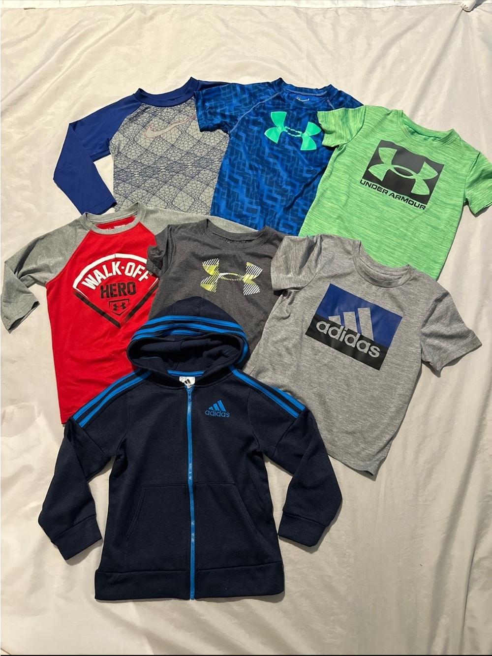 Bundle Under Armour Nike Adidas Tops Youth 6/7